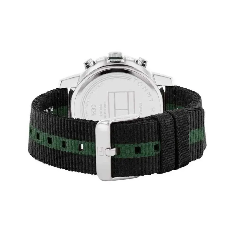 Tommy Hilfiger Troy Multifunction Two-tone Nylon Nato Men's Watch- 1792107